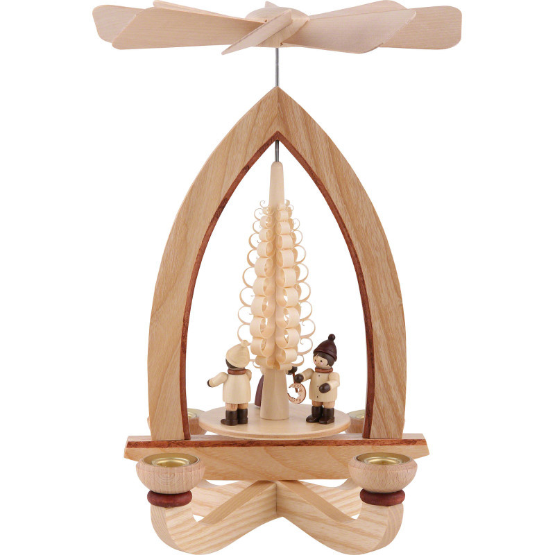 1-Tier Pyramid - Lampion Children - Natural - 28 cm / 11 inch
