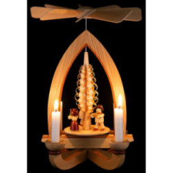 1-Tier Pyramid - Wind Section - Natural - 28 cm / 11 inch