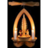 1-stöckige Pyramide Bläsertrio - natur - 28 cm