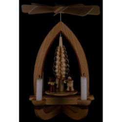 1-Tier Pyramid - Wind Section - Natural - 28 cm / 11 inch