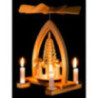 1-Tier Pyramid - Long Skirt Angels - Natural - 26 cm / 10.2 inch
