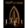 1-Tier Pyramid - Long Skirt Angels - Natural - 26 cm / 10.2 inch