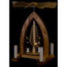 1-stöckige Pyramide Bergleute - farbig - 26 cm