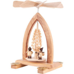 1-Tier Pyramid - Striezel Children - Natural - 26 cm / 10.2 inch