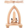 1-Tier Pyramid - Winter Children - Natural - 26 cm / 10.2 inch