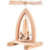1-Tier Pyramid - Ice Skater - Natural - 26 cm / 10.2 inch