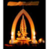 1-Tier Pyramid - Ice Skater - Natural - 26 cm / 10.2 inch