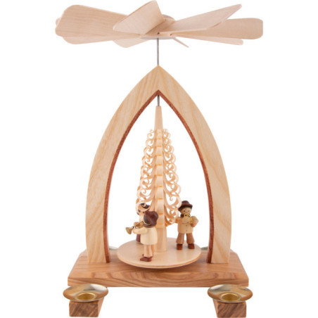 1-Tier Pyramid - Wind Section - Natural - 26 cm / 10.2 inch
