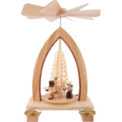 1-Tier Pyramid - Trade's People - Natural - 26 cm / 10.2 inch