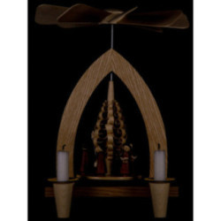 1-stöckige Pyramide Kurrende - natur - 26 cm