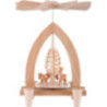 1-stöckige Pyramide Rehe - natur - 26 cm