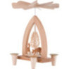 1-Tier Pyramid - Deer - Natural - 26 cm / 10.2 inch