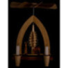 1-stöckige Pyramide Rehe - natur - 26 cm