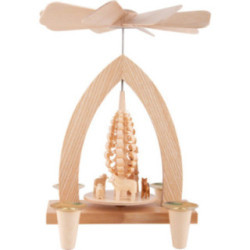 1-Tier Pyramid - Sheep - Natural - 26 cm / 10.2 inch