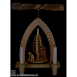 1-Tier Pyramid - Sheep - Natural - 26 cm / 10.2 inch