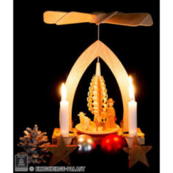 1-Tier Pyramid - Sheep - Natural - 26 cm / 10.2 inch