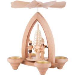 1-Tier Pyramid - Miners - Natural - 26 cm / 10.2 inch