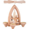1-stöckige Pyramide Bergleute - natur - 26 cm