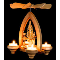 1-Tier Pyramid - Miners - Natural - 26 cm / 10.2 inch