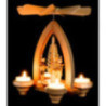 1-Tier Pyramid - Miners - Natural - 26 cm / 10.2 inch