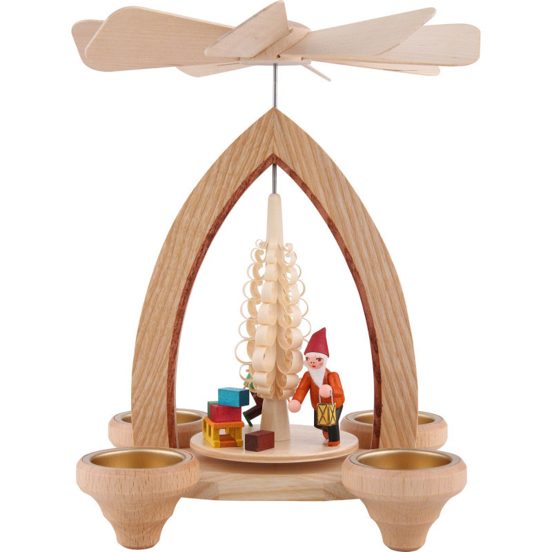 1-Tier Pyramid - Gnome - Colored - 26 cm / 10.2 inch