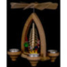 1-Tier Pyramid - Gnome - Colored - 26 cm / 10.2 inch