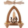 1-Tier Pyramid - Winter Children - Natural - 26 cm / 10.2 inch