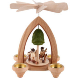 1-stöckige Pyramide Spielwiese - natur - 26 cm