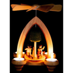 1-stöckige Pyramide Spielwiese - natur - 26 cm