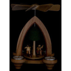 1-stöckige Pyramide Spielwiese - natur - 26 cm