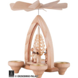 1-Tier Pyramid - Miner's Parade - Natural - 26 cm / 10.2 inch