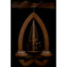 1-Tier Pyramid - Carolers - Natural - 28 cm / 11 inch