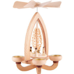 1-Tier Pyramid - Angels - Natural - 28 cm / 11 inch