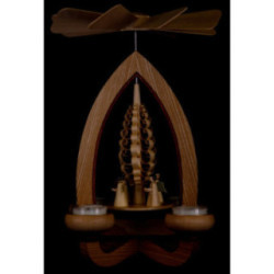 1-Tier Pyramid - Angels - Natural - 28 cm / 11 inch