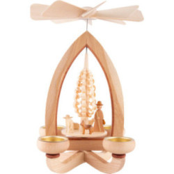 1-Tier Pyramid - Sheep - Natural - 28 cm / 11 inch