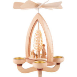 1-Tier Pyramid - Sheep - Natural - 28 cm / 11 inch