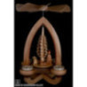 1-stöckige Pyramide Schafe - natur - 28 cm