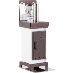 Räucherkerzenofen - Der Klassiker weiß/kupfer - 19 cm