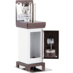 Smoking Stove - The Classic White/Copper - 19 cm / 7.5 inch