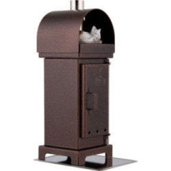 Nordic Fire Place Incense Smoker Copper - 18 cm / 7 inch