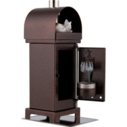Nordic Fire Place Incense Smoker Copper - 18 cm / 7 inch