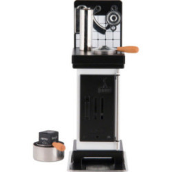 Räucherkerzen- und Duftölofen weiß/schwarz - 19 cm