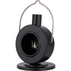 Räucherofen Scheibenofen Schwarz - 12 cm