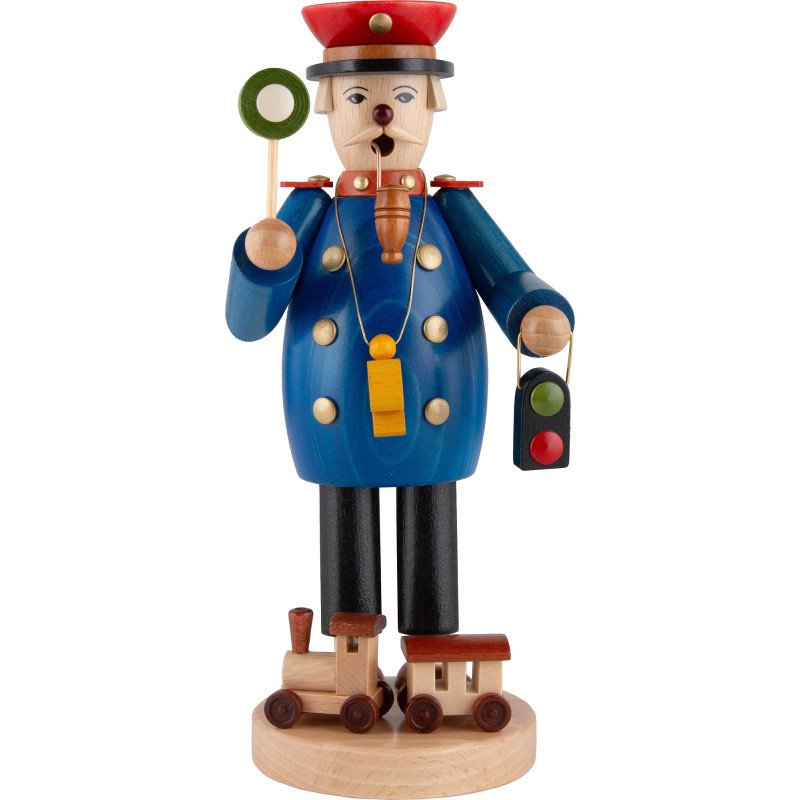 Räuchermännchen Eisenbahner - 25 cm