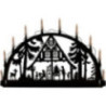 Candle Arch for Outside - Forest Hut - 100-300 cm / 40-120 inch