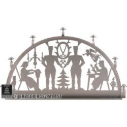 Candle Arch for Inside - Stainless Steel - Miner - 60x35 cm / 23.6x13.8 inch