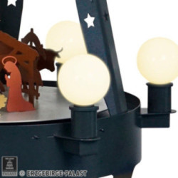 3-Tier Pyramid for Outside - Nativity - Gray - 160 cm / 63 inch