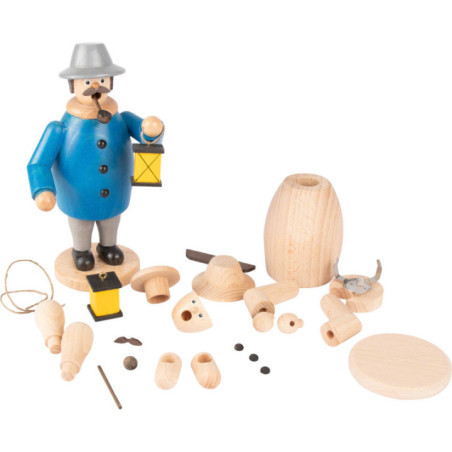 Handicraft Set - Smoker - Man with Lantern - 14,5 cm / 5.7 inch