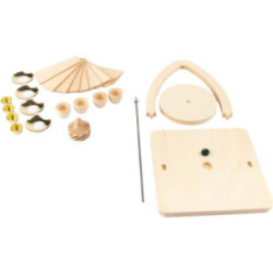 Bastelset 1-stöckige Pyramide ohne Bestückung - 20 cm