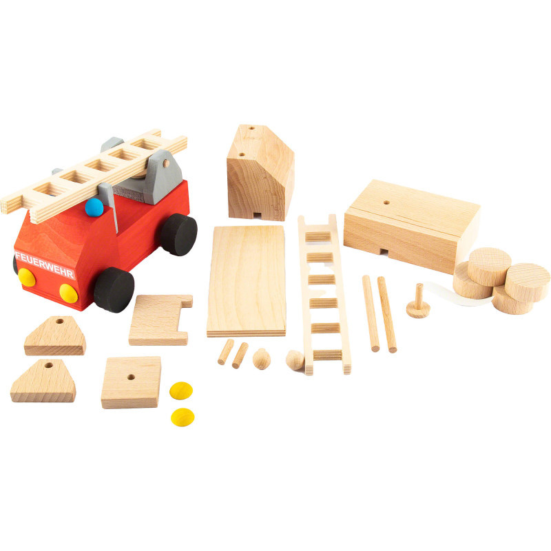 Bastelset Feuerwehrauto - 9,5 cm